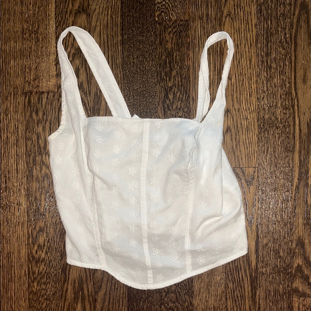 Hollister White Camisole Top